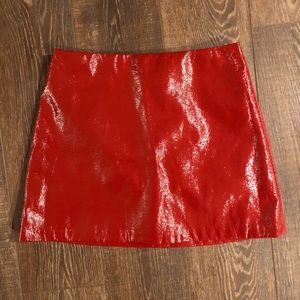 Forever 21 faux leather skirt